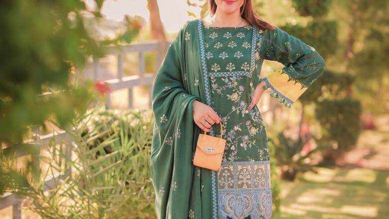 Winter Unstitched Dresses For Women