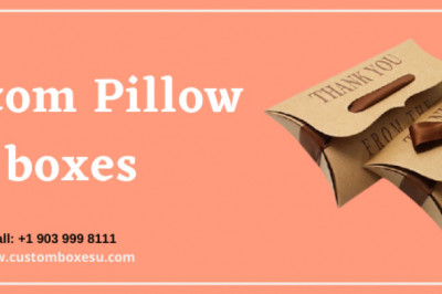 Custom pillow box free shipping in Texas, USA