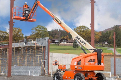 Telescopic Boom Lifts Provide An Aerial Platform That Can Be Extended To Reach Maximum Vertical Or Horizontal Heights For Construction And Other Industrial Applications.