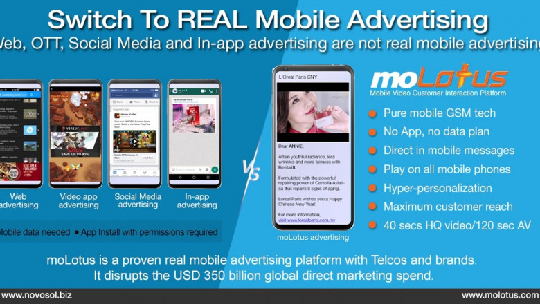 Embrace the true mobile advertising with moLotus