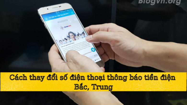 Cach thay doi so dien thoai thong bao tien dien