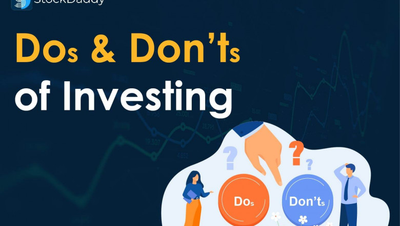 Dos and Don'ts Of Investing in stock market | stockdaddy