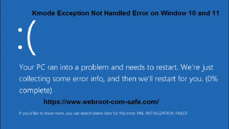 Method to Fix If Kmode Exception Not Handled Error on Window 10 & 11: