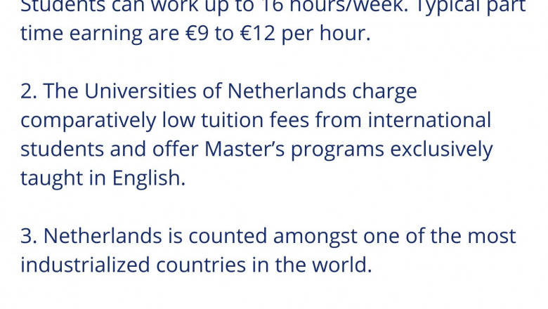 Study in Netherlands for International Student