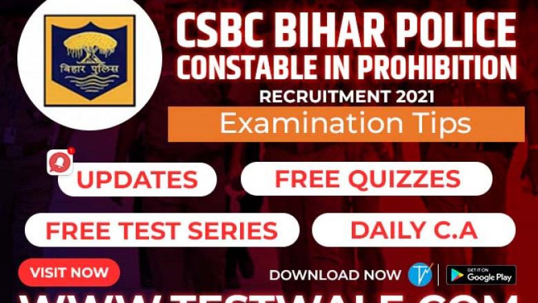 Last Minutes Tips For CSBC Bihar Constable In Prohibition