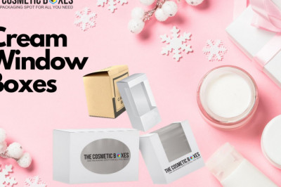 Amazing Designed Cream Window Boxes to Revamp Your Brand Position