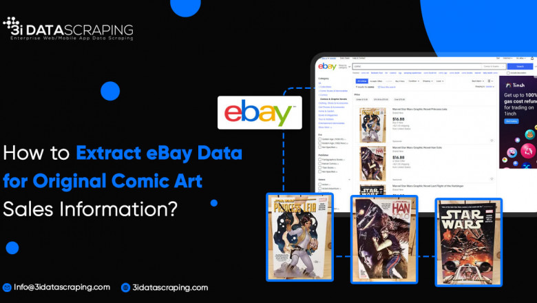 How to Extract eBay Data for Original Comic Art Sales Information?
