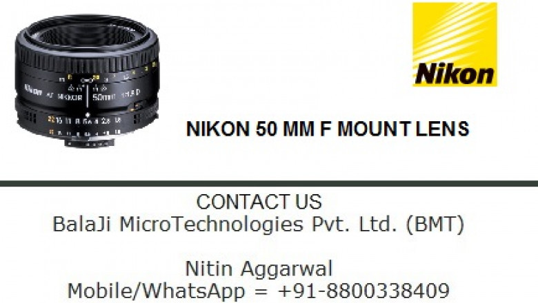 Nikon 50 MM F Mount Lens - Industrial Automation