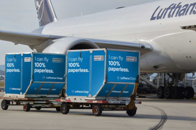Lufthansa Cargo now only flies with electronic Air Waybills
