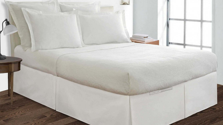 Pleated & Wrap Around Bed Skirt Available in 16 Inch Drop Bed Skirt Queen