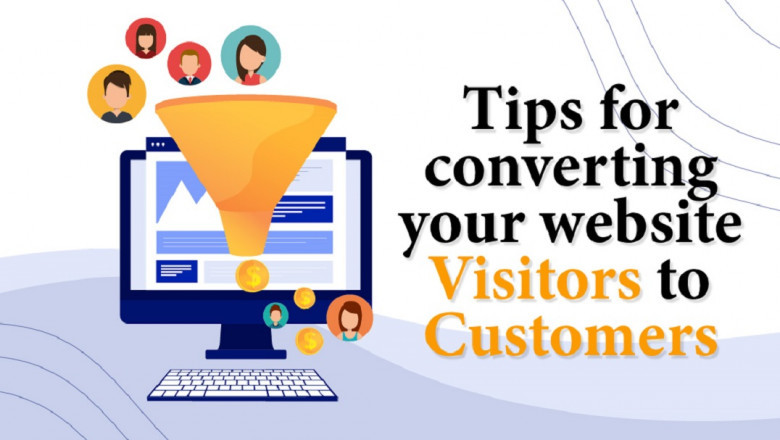Convert website visitors to customers