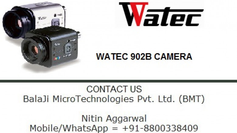Watec 902B Camera - BalaJi MicroTechnologies Private Limited (BMT)