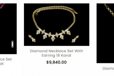 Diamond Gold Set Necklace | Aabhushan Online