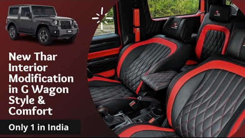 Autotrade Interior: Modified Thar in Delhi