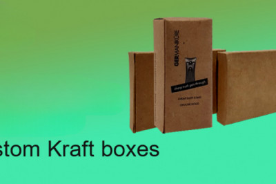 Custom Kraft Boxes with Printed logo