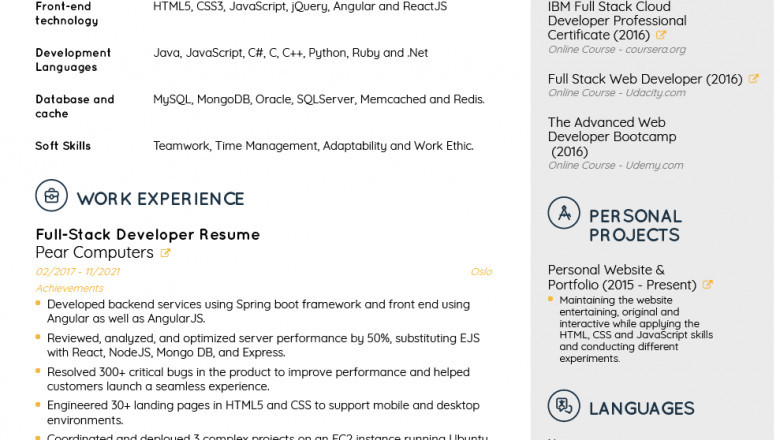 Perfect resume: structure, tips and templates