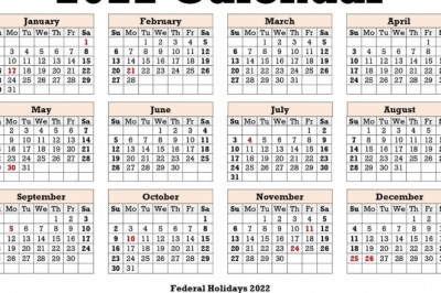 Plan Your Schedule to Mange Life Organically with 2022 Calendar