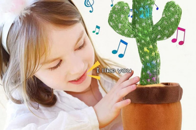 Dancing Cactus 120 Song Speaker Talking