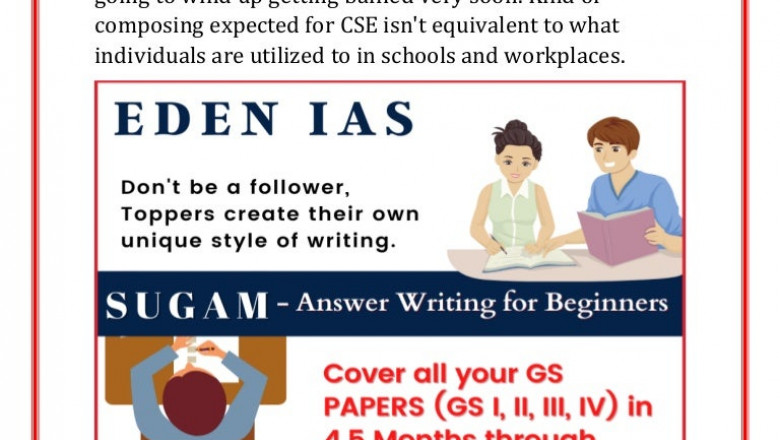 What is the ideal chance to begin answer composing practice for an amateur for the UPSC?