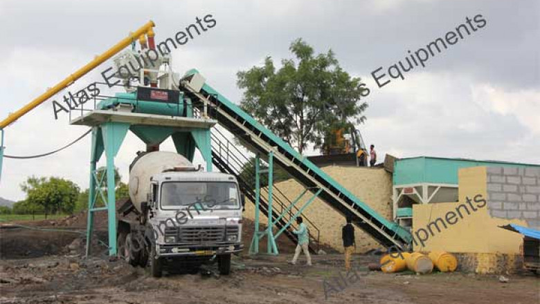 Stationary Concrete Batching Plant for Sale – Atlas Technologies Pvt. Ltd.