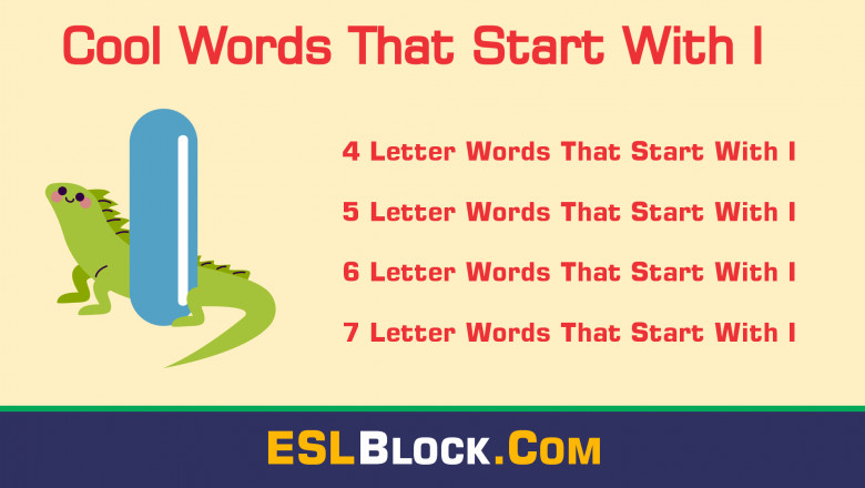 Awesome Cool Words That Start with I