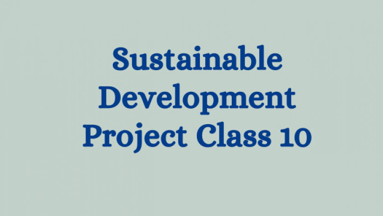 Sustainable development project class 10