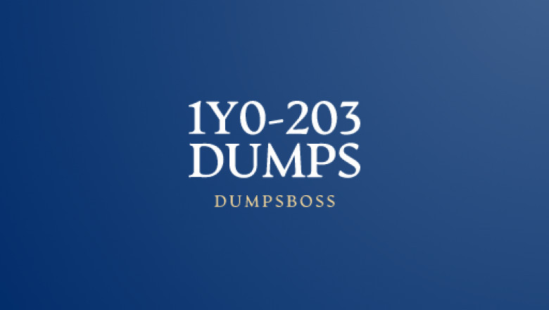 Approved Citrix 1Y0-203 Dumps With 100% Success Guarantee