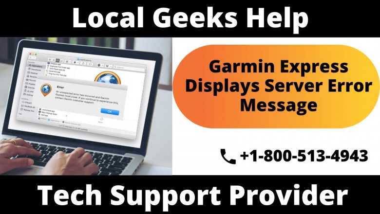 Garmin Express Server Error Message | Call +1-800-513-4943