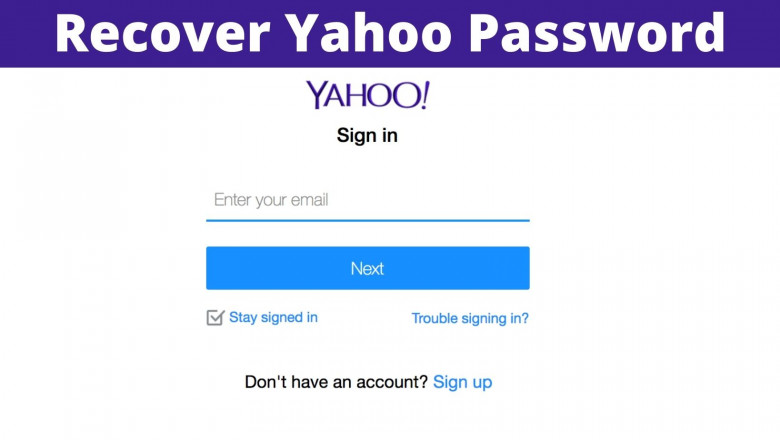 Steps to Recover Yahoo password | Fix Yahoo Sign In Issues
