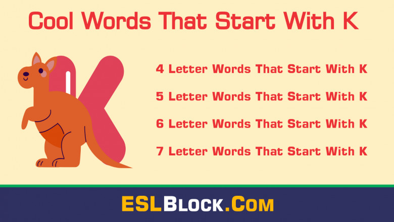 Awesome Cool Words That Start with K
