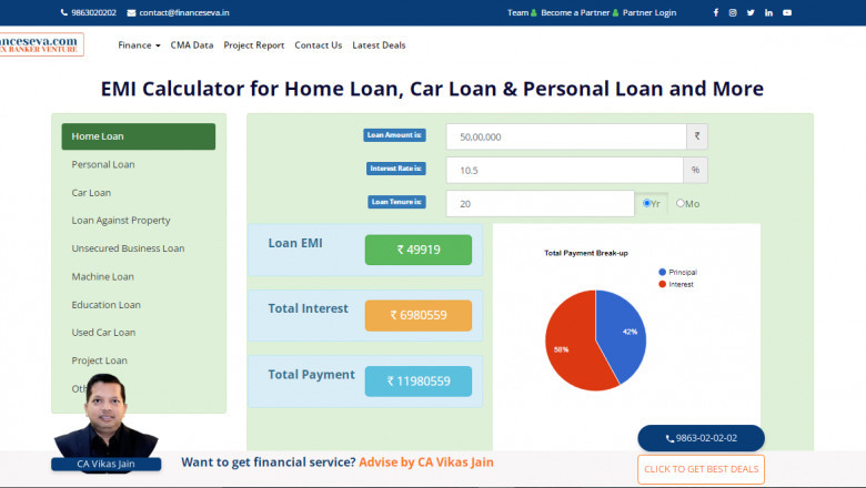 Home Loan EMI Calculator Online