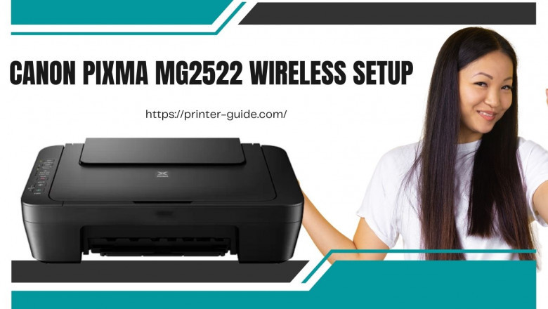 How To Setup Canon Pixma MG2522 Wireless Printer