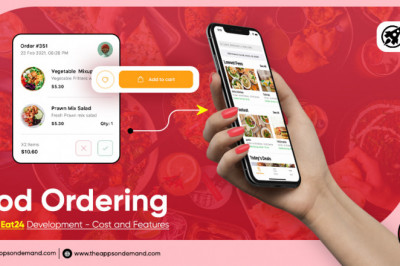 Online Food Ordering App Like Eat24 Development - Cost And Features
