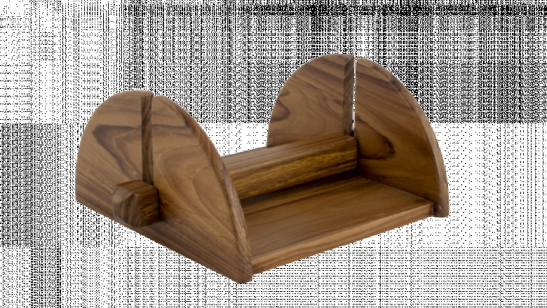Wooden Teak wood Half Round Tissue Holder