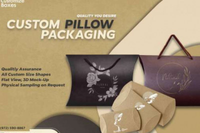 Custom Pillow Packaging - A Guide to Make Your Own Customized Pillow Boxes