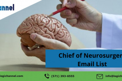 Get More Sales To Your Business By Using Our Chief of Neurosurgery Email List From LogiChannel