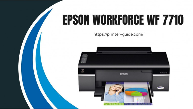 Setup Epson Workforce WF 7710 Printer with Windows