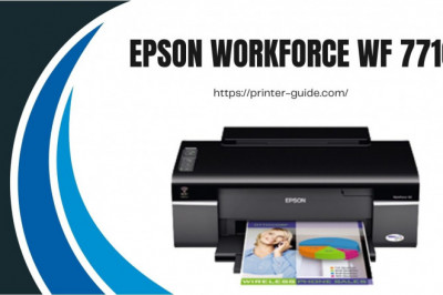 Setup Epson Workforce WF 7710 Printer with Windows