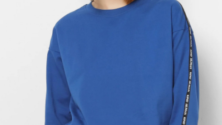 Buy Blue Sweatshirts for Women Online in India at Low Prices