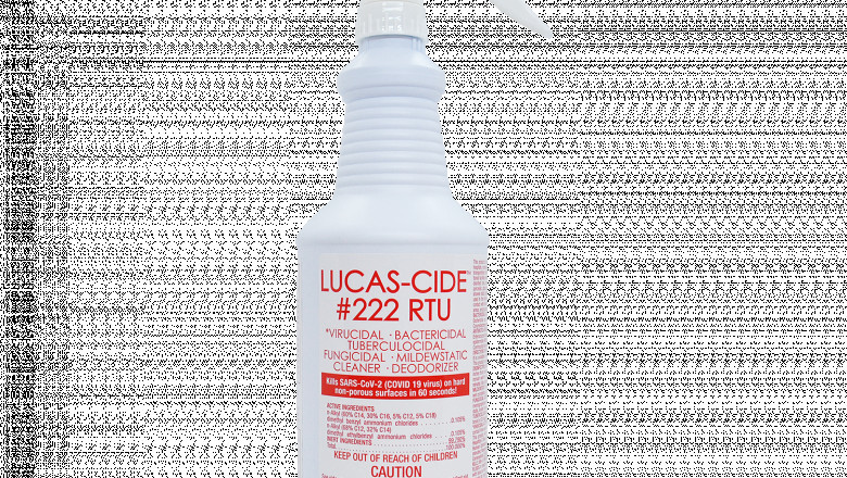 LUCAS-CIDE: An Eco-Friendly, Effective and Economical Hospital-Grade Salon Disinfectant