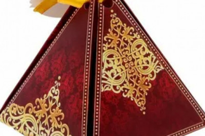 How to Make Paper Pyramid Gift Boxes.