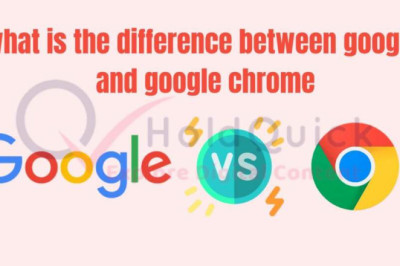 What is the difference between google and google chrome?