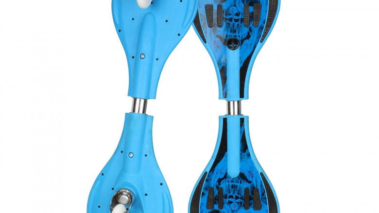 Strauss Waveboard Bronx Waveboard | 2 Wheel Pivoting Skateboard for Kids, Teens, and Adults