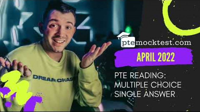 PTE Reading Multiple Choice, Choose Single Answer | Most Repeated Question April 2022|