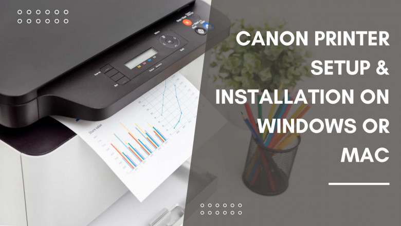 HOW TO INSTALL AND USE A CANON PRINTER UNDER WINDOWS OR MAC