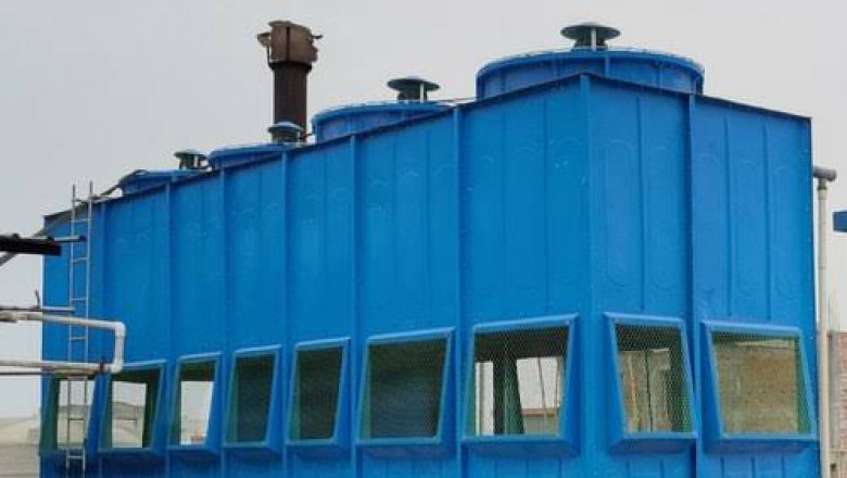 FRP CROSS FLOW COOLING TOWER