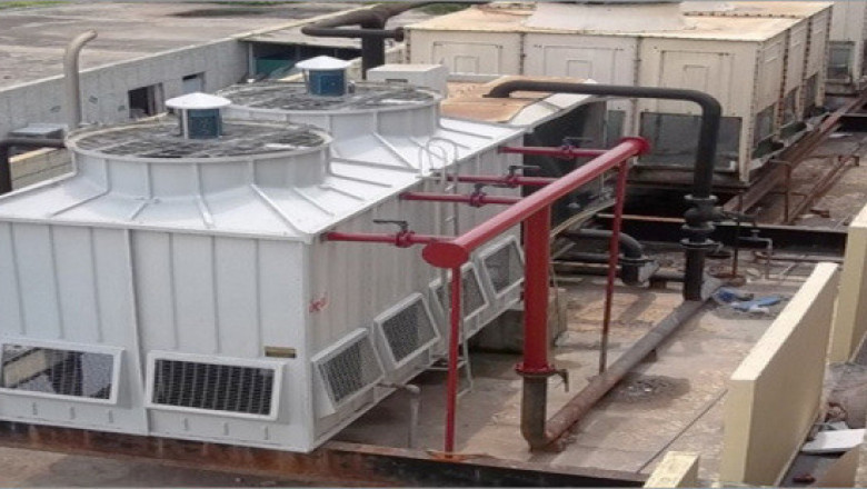 FRP RECTANGULAR COOLING TOWER