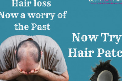 100% Natural Human Hair Patches for men | Hair Replacement |