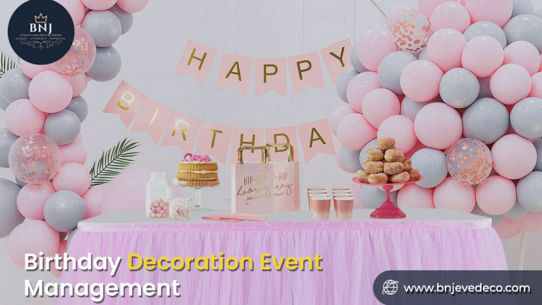 Birthday Decoration Event Management