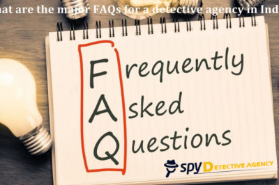 What are the major FAQs for a detective agency in India?